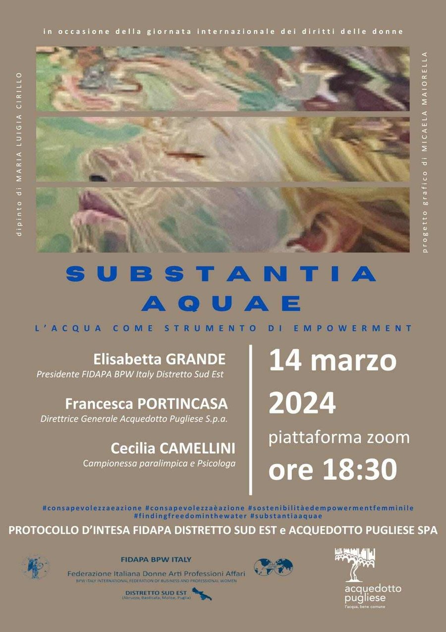 SUBSTANTIA AQUAE 14 marzo 2024